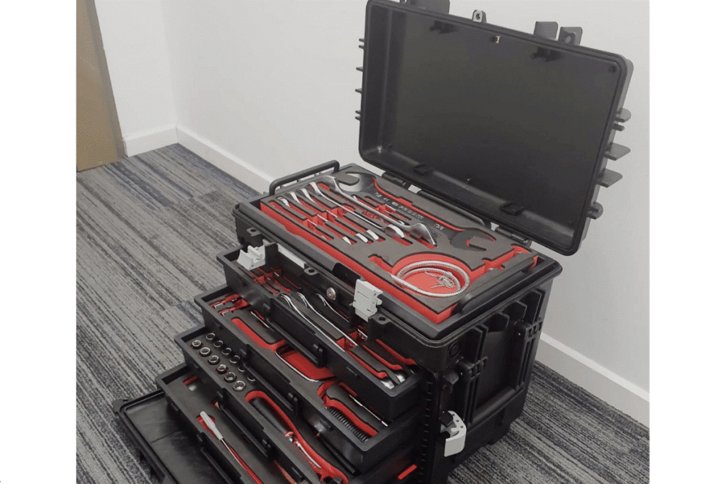 Tailored tool kit designed for manufacturing safety